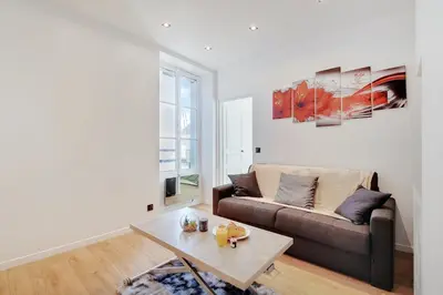 Coin salon dans l'établissement Appartement - Stade de France