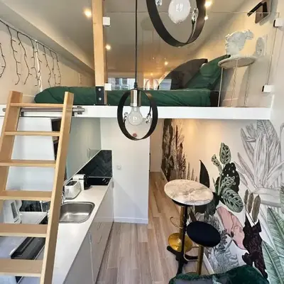 The GARDEN - cosy studio with AC in the very center of Paris