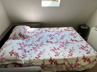 Un ou plusieurs lits dans un hébergement de l'établissement Cosy Studio 5 minutes Tour Eiffel