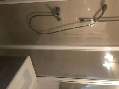 Salle de bains dans l'établissement Studio de Charme de Verneuil