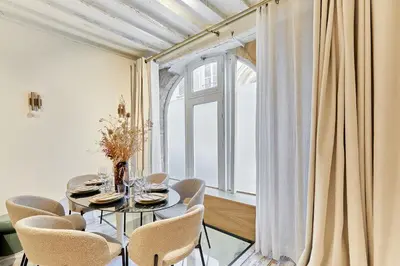 Coin salon dans l'établissement Residence Le Marais by Studio prestige