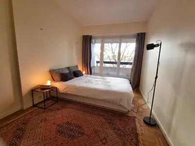 Un ou plusieurs lits dans un hébergement de l'établissement HEY PARIS Entire apartment