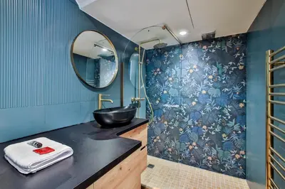 Salle de bains dans l'établissement 41.Appart 4Pers#Madeleine#Gallerie La Fayette