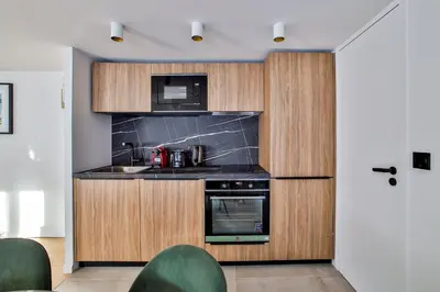Cuisine ou kitchenette dans l'établissement 43 Mezzanine 5Pers Madeleine Gallerie La Fayette