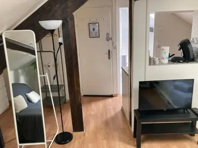 Un ou plusieurs lits dans un hébergement de l'établissement Studio Place d’Italie/Denfert-Rochereau
