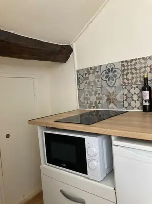 Cuisine ou kitchenette dans l'établissement Studio Place d’Italie/Denfert-Rochereau