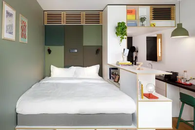 Cuisine ou kitchenette dans l'établissement Zoku Paris