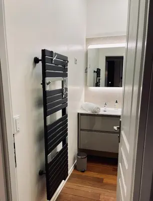 Salle de bains dans l'établissement L'appart du centre