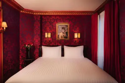 Un ou plusieurs lits dans un hébergement de l'établissement Maison Proust, Hotel & Spa La Mer