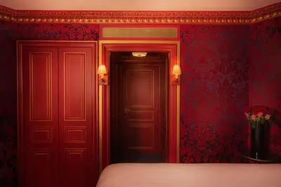 Un ou plusieurs lits dans un hébergement de l'établissement Maison Proust, Hotel & Spa La Mer