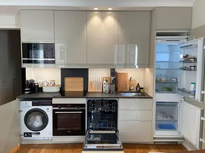 Cuisine ou kitchenette dans l'établissement Coeur de Montorgueil angle Tiquetonne ensoleillé