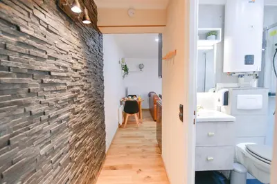 Salle de bains dans l'établissement Paris La Villette - Charming Apartment 2 rooms