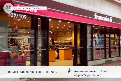 Supermarché ou boutique de l'appartement ou à proximité