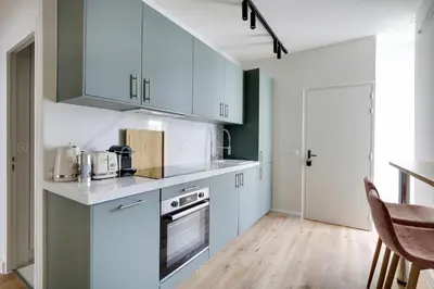 Cuisine ou kitchenette dans l'établissement Pick A Flat's Apartments in Opéra - Rue d'Hauteville