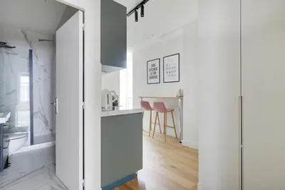 Salle de bains dans l'établissement Pick A Flat's Apartments in Opéra - Rue d'Hauteville
