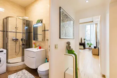 Salle de bains dans l'établissement GuestReady - Modern apartment in a prime location