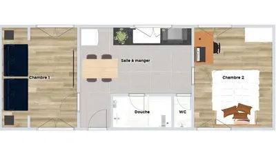 Plan de l'établissement Gold&Silver Quiet House Pro-Family