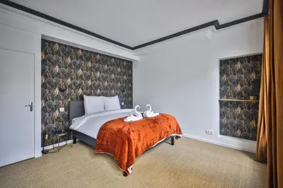 Un ou plusieurs lits dans un hébergement de l'établissement 2.Luxueux Duplex 6/8pers/Full Equipped/République