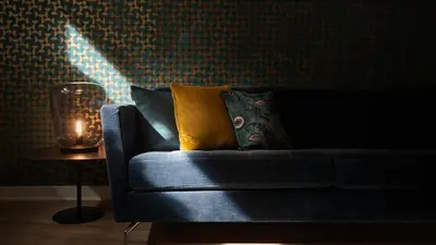 Coin salon dans l'établissement Panthéon Modern and exclusive 3BD