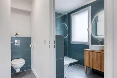 Plan de l'établissement Premium Flat 6 People with billard and Terrace Stade de France