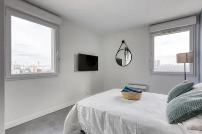 Plan de l'établissement Premium Flat 6 People with billard and Terrace Stade de France