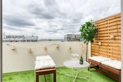 Plan de l'établissement Premium Flat 6 People with billard and Terrace Stade de France