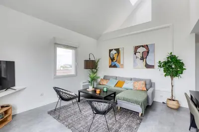 Plan de l'établissement Premium Flat 6 People with billard and Terrace Stade de France