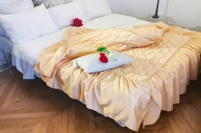 Un ou plusieurs lits dans un hébergement de l'établissement Appartement cosy à Paris (Trocadéro) - 60 m² - ParkingEL