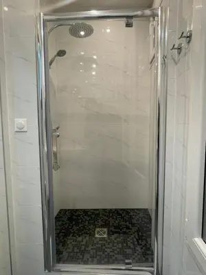 Salle de bains dans l'établissement RESIDENCE NATION