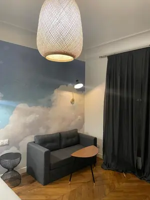 Coin salon dans l'établissement RESIDENCE NATION