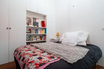 Un ou plusieurs lits dans un hébergement de l'établissement Grand duplex Montmartre