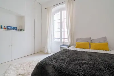 Un ou plusieurs lits dans un hébergement de l'établissement Grand duplex Montmartre
