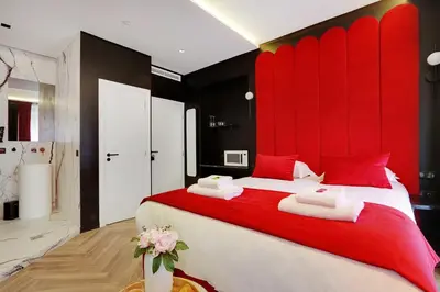 Un ou plusieurs lits dans un hébergement de l'établissement Luxurious private room - 2P - Les Halles