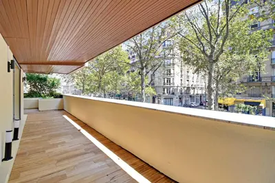 Balcon ou terrasse dans l'établissement Elegant apartment - 2BR-6P - Tour Eiffel