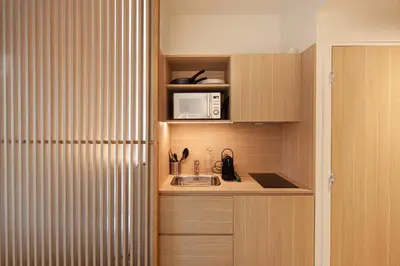 Cuisine ou kitchenette dans l'établissement FINESTATE Coliving Mairie d'Issy