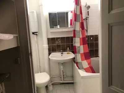 Salle de bains dans l'établissement Beau appartement,proche de métro
