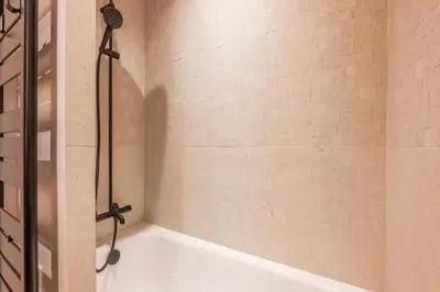 Salle de bains dans l'établissement Luxury Stay