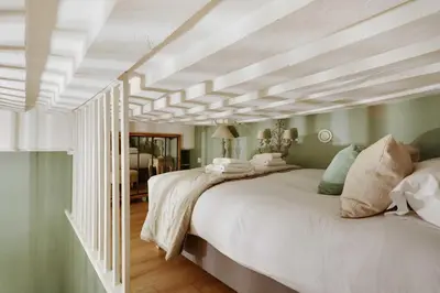 Un ou plusieurs lits dans un hébergement de l'établissement Charming apartment - 2BR-6P - Rue mouffertard