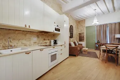 Cuisine ou kitchenette dans l'établissement Charming apartment - 2BR-6P - Rue mouffertard