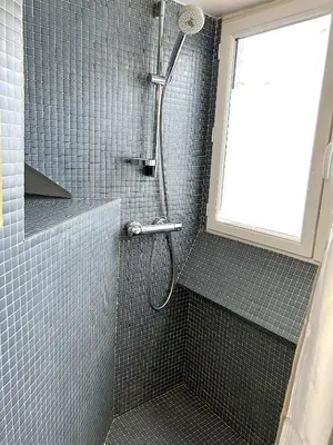 Salle de bains dans l'établissement Le Penthouse Picardie