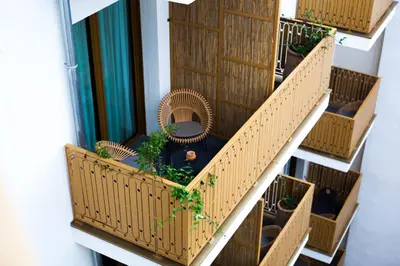 Balcon ou terrasse dans l'établissement Bloom House Hôtel & SPA