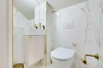 Salle de bains dans l'établissement Charming apartment - 1BR-4P - Montmartre