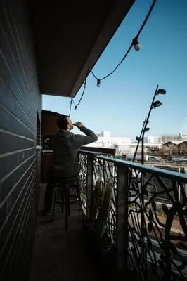 Balcon ou terrasse dans l'établissement L'Échappée Parisienne - Canal St-Denis