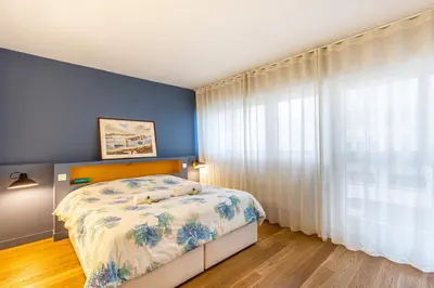 Un ou plusieurs lits dans un hébergement de l'établissement GuestReady - Appartement proche de Montparnasse
