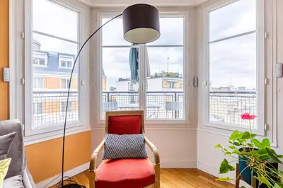 Coin salon dans l'établissement GuestReady - Contemporary Apt in the 20th Arr
