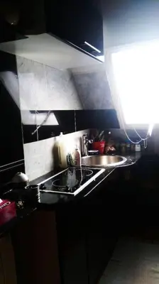 Cuisine ou kitchenette dans l'établissement Studette tout équipée pour 1 pers- 8 ème Arr Paris