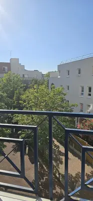 Balcon ou terrasse dans l'établissement Studio T1 Cosy proche Paris et Stade de France