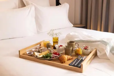 Nourriture dans l'hôtel ou à proximité