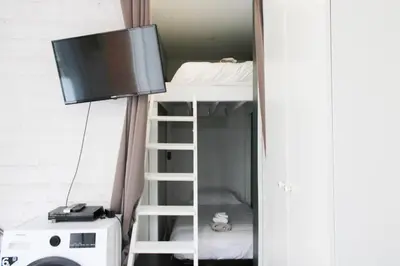 Télévision ou salle de divertissement dans l'établissement Nice studio - 2P - near Paris