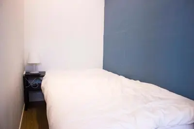 Un ou plusieurs lits dans un hébergement de l'établissement Nice studio - 2P - near Paris